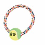 Rope Ring with Tennis Ball