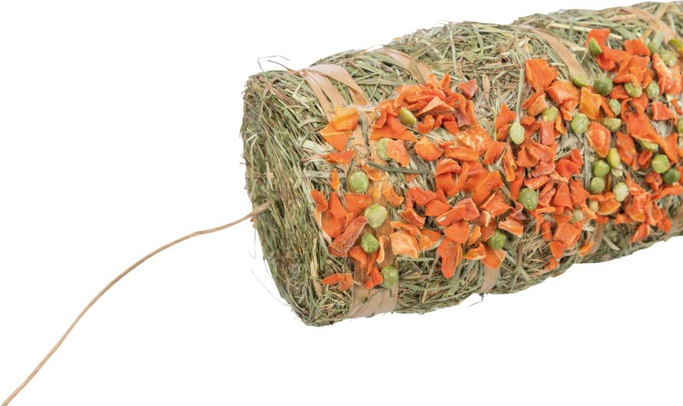 Trixie Hay pendulum for hanging with pea and carrot