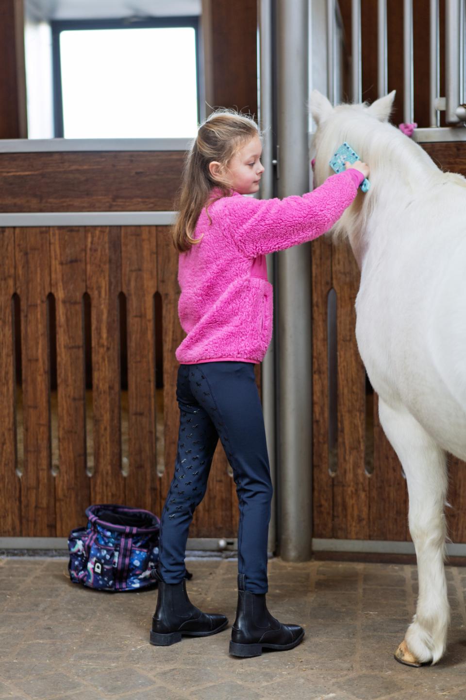 Equipage Vega teddy ridesweater til børn