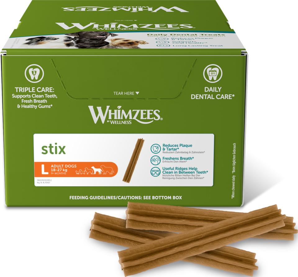 Whimzees Stix L til store hunde