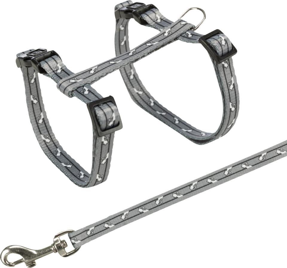 Trixie kattesele (10 mm webbing) med line