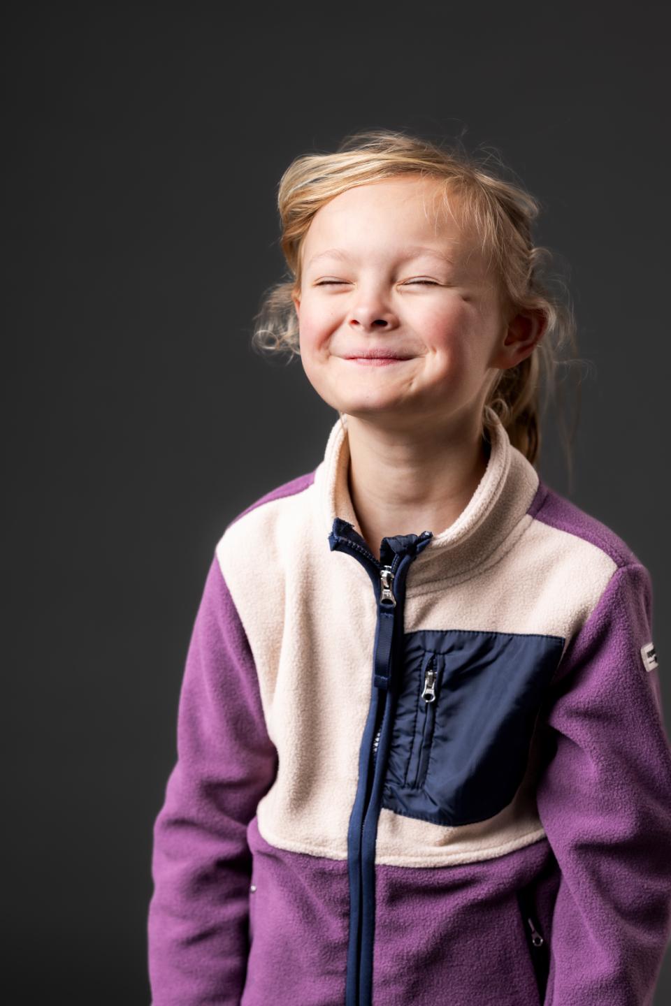 Equipage Minna zip ridejakke i fleece til børn