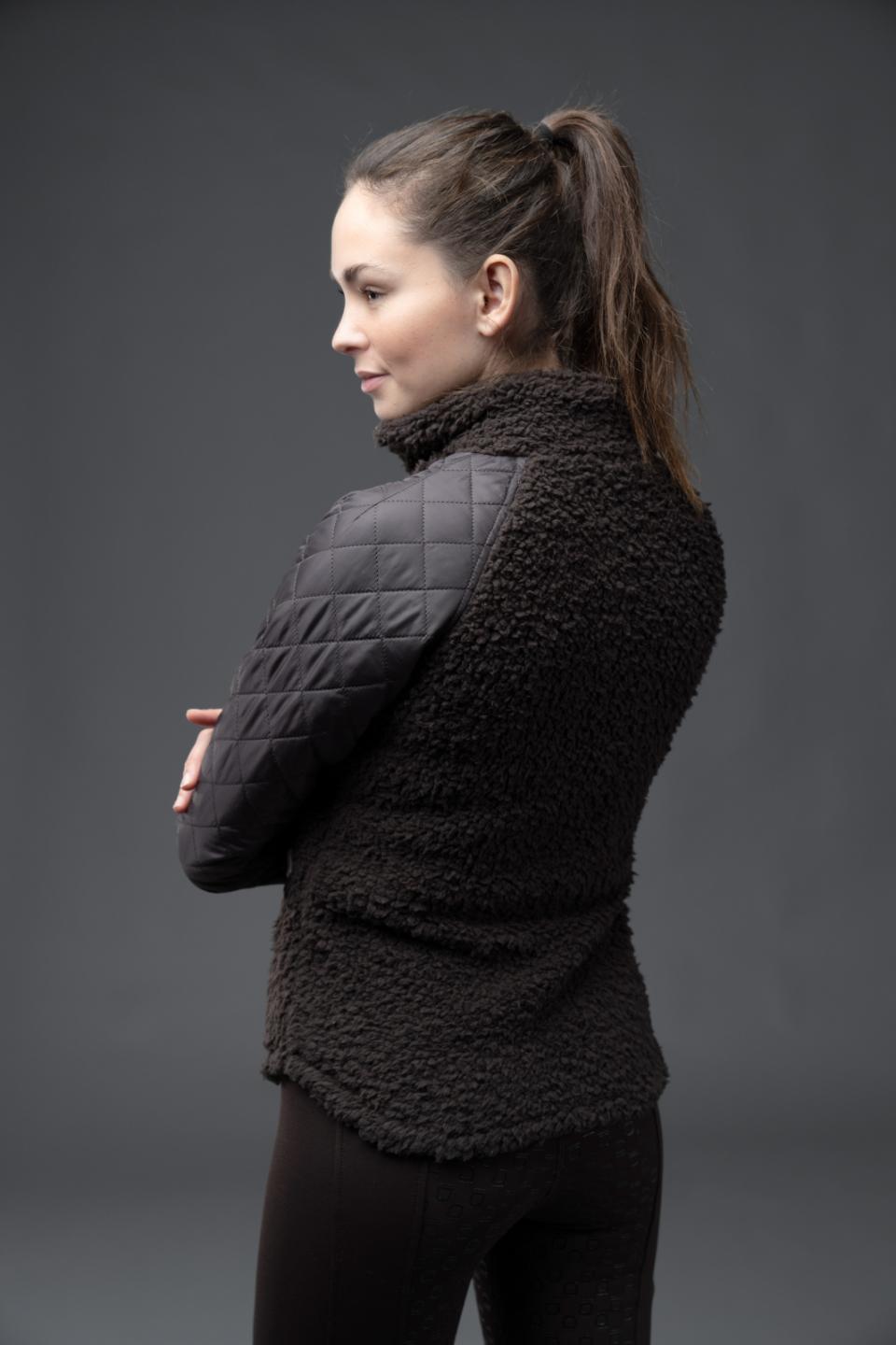 Equipage Lola mix zip jakke