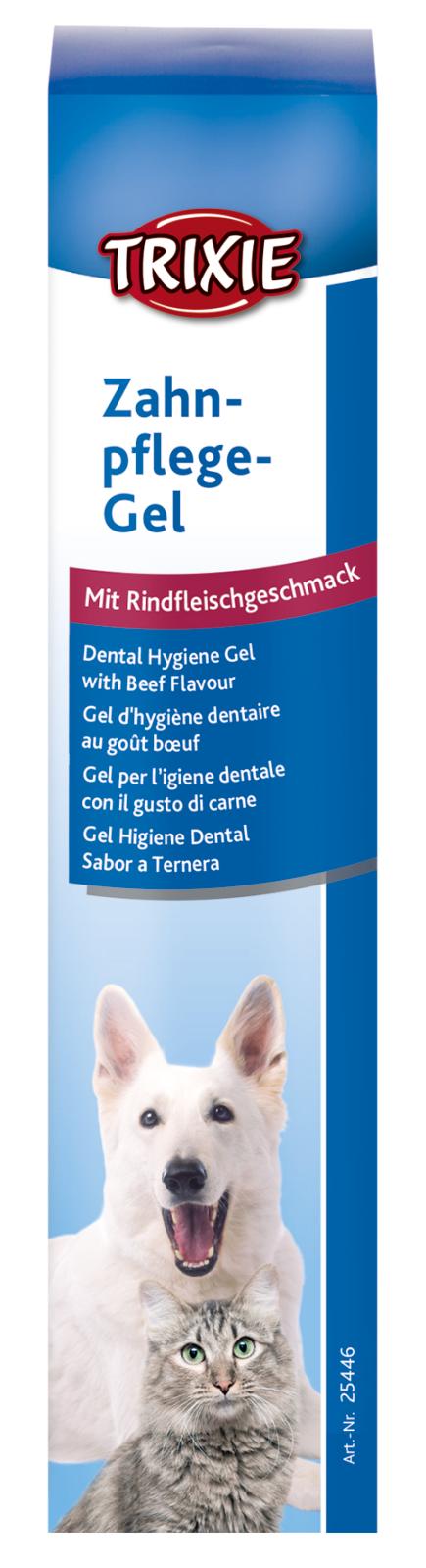 Dental-gel med oksekødsmag
