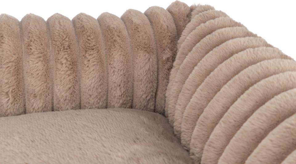 Trixie Lonni seng, firkantet, fløyel fleece