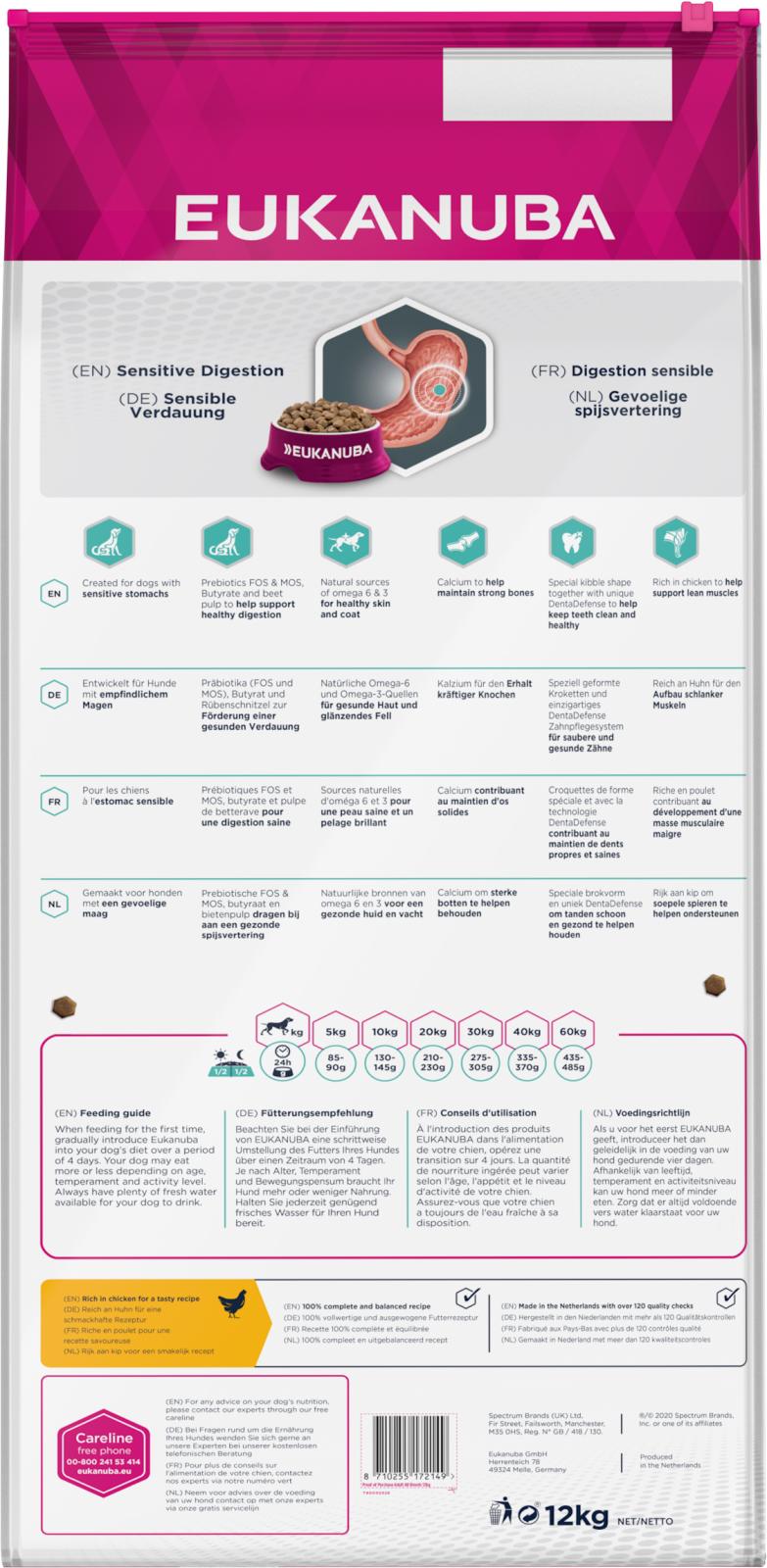 EUKANUBA DailyCare Adult All Breeds Sensitive Digestion