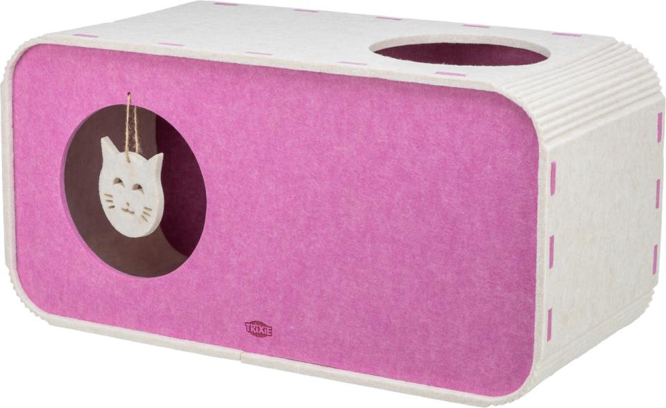 Trixie Merle kattehule, filt, firkantet