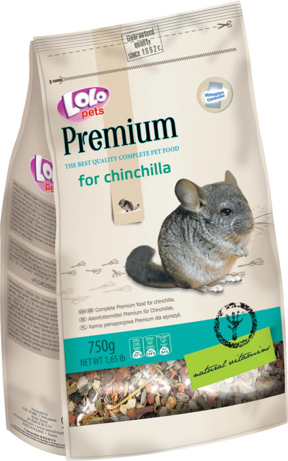 Lolo Pets Premium foder chinchilla