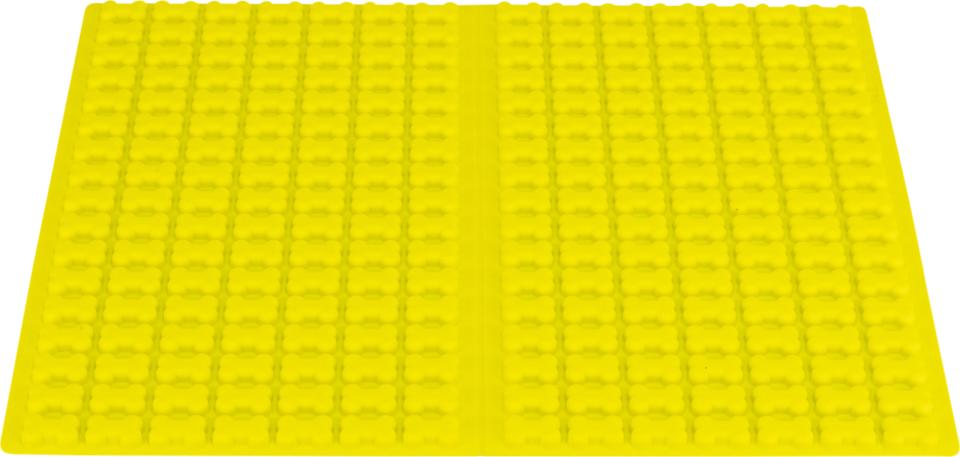 Bagemåtte i silicone, ben