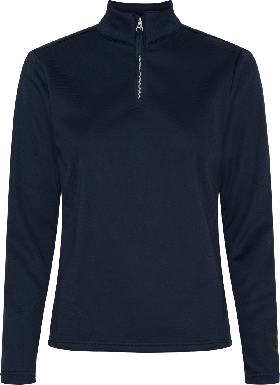 Equipage Scarlet half-zip langærmet ridebluse