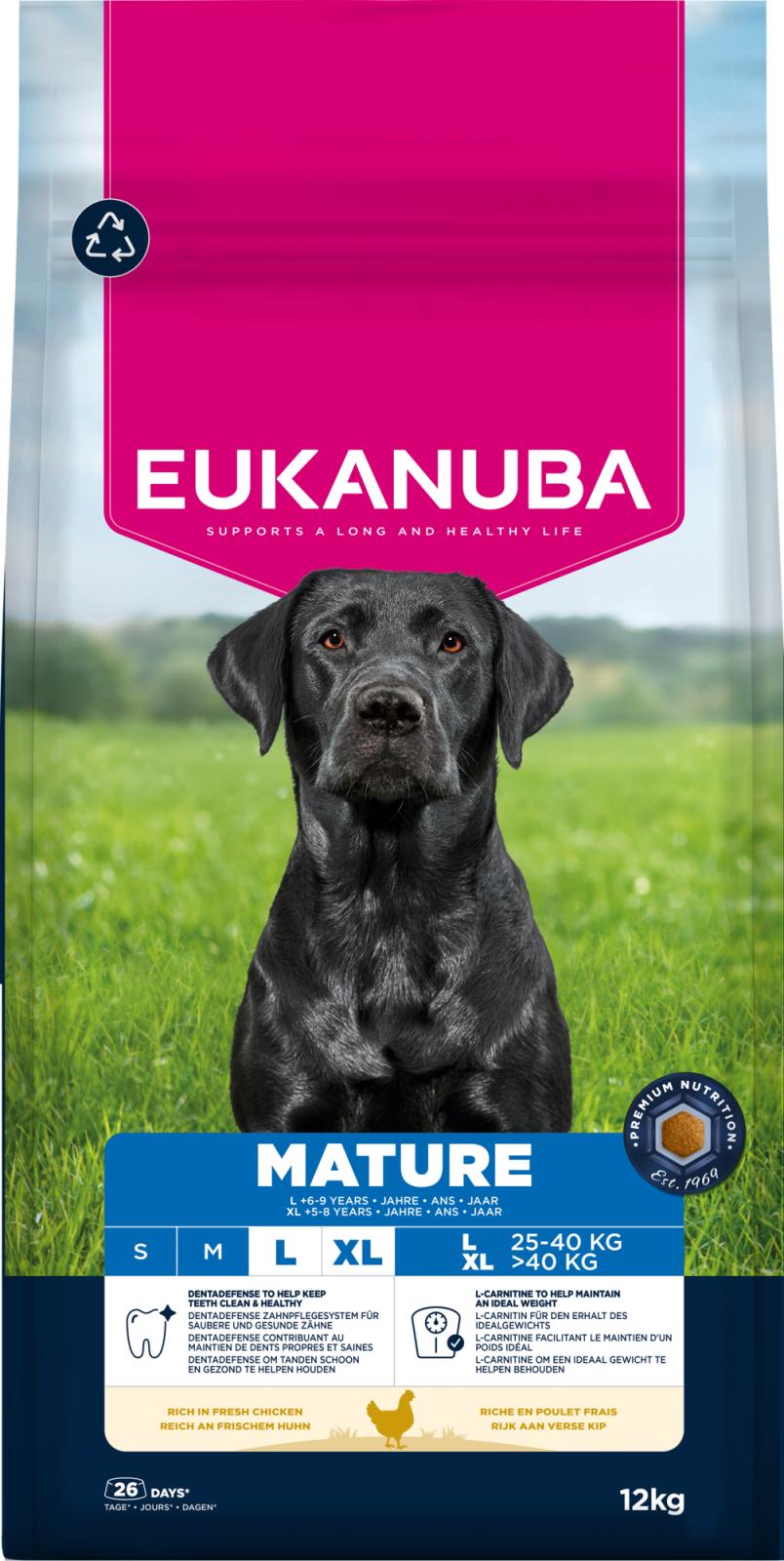EUKANUBA Mature Large Breed kylling