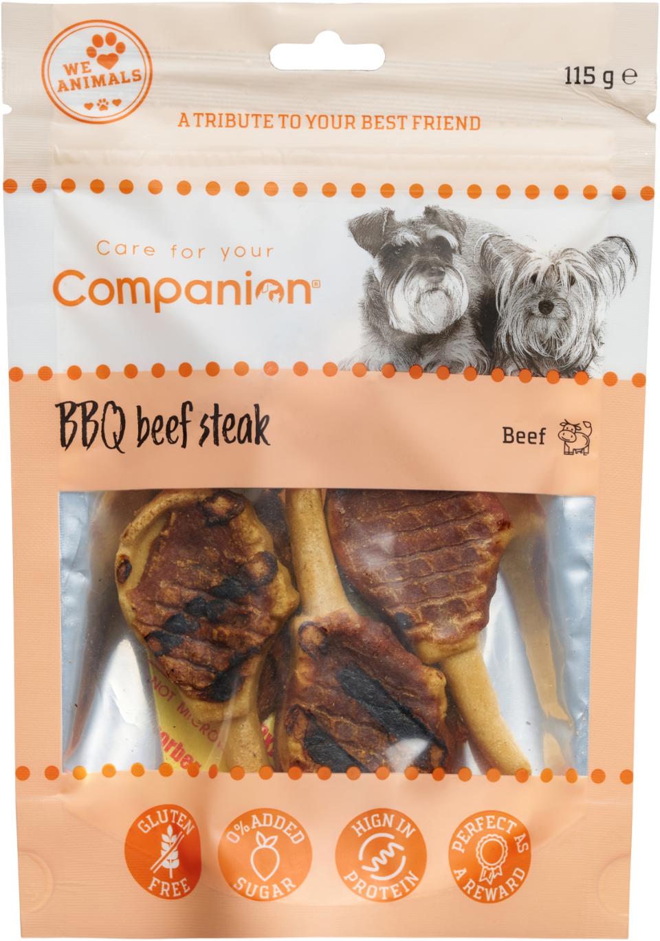 Companion BBQ beef steak (oksekød)