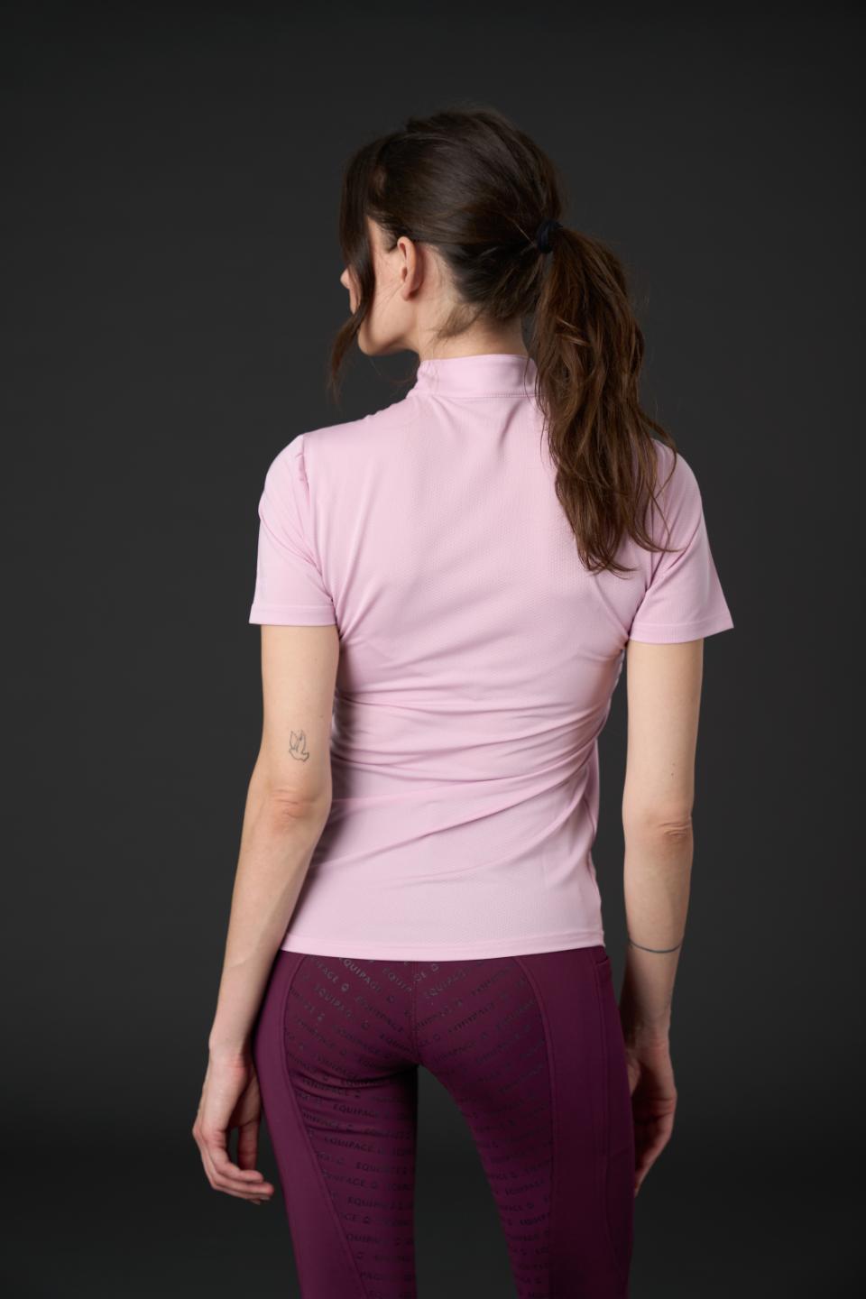 Equipage Hasty Half-zip Reitbluse mit kurzen Ärmeln