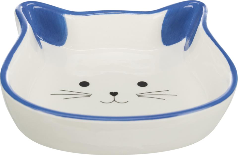 Trixie keramisk skål, katteansigt