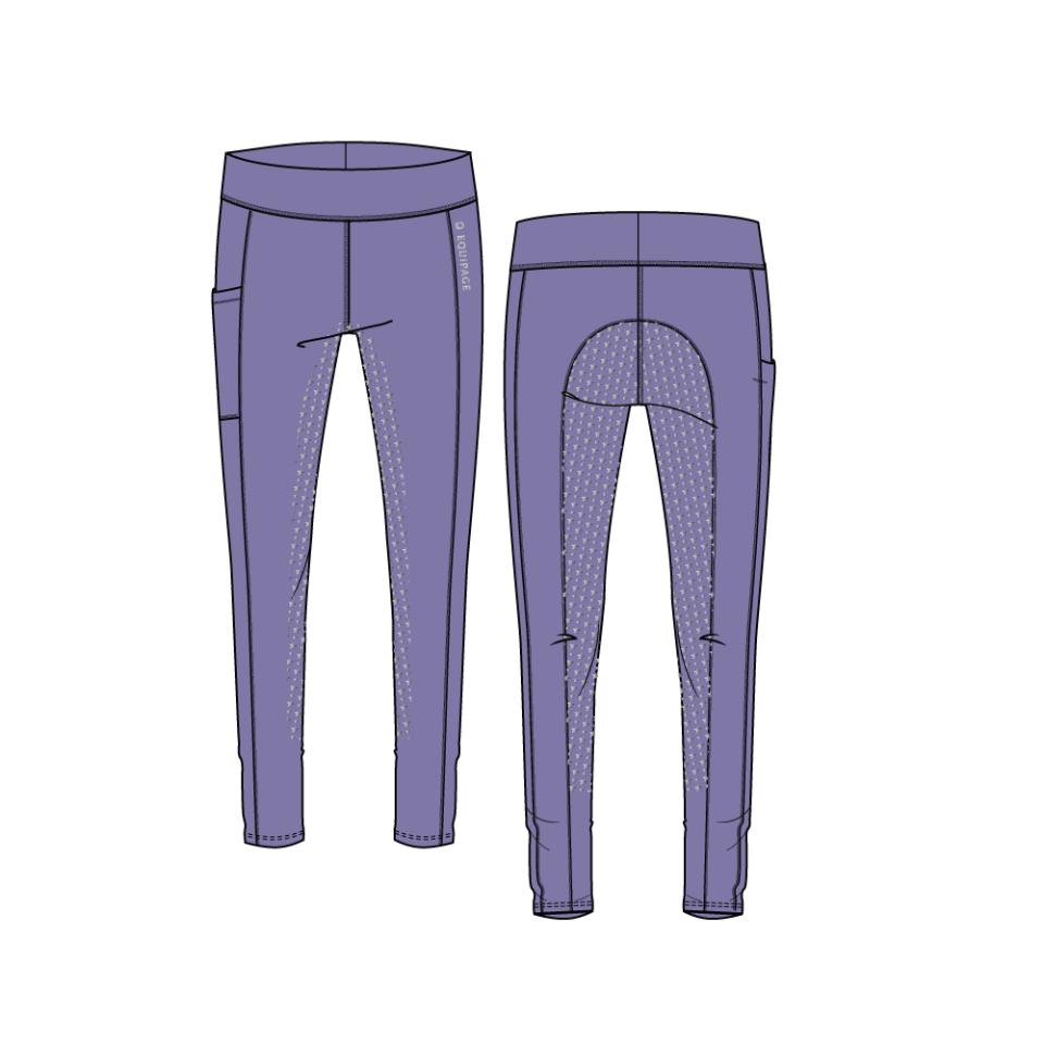 Equipage Molly ridtights med full grip för barn