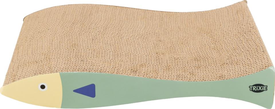Trixie kradsebræt formet som fisk med catnip