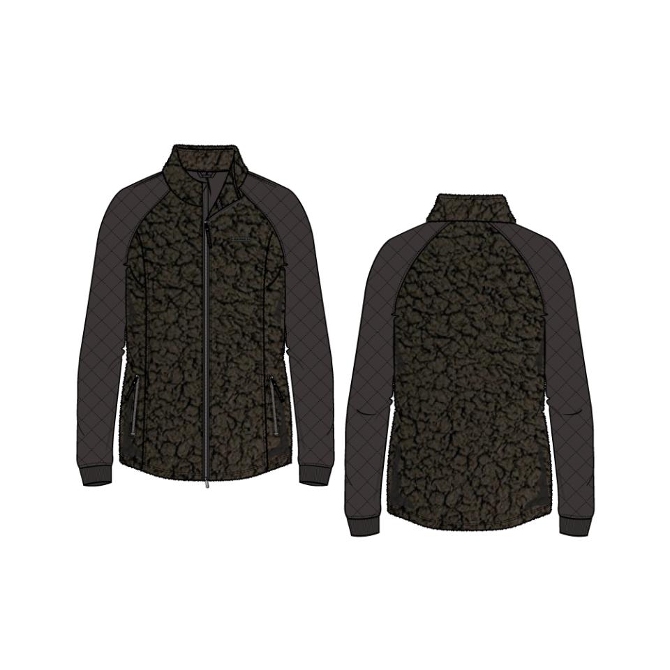 Equipage Lola mix zip jakke