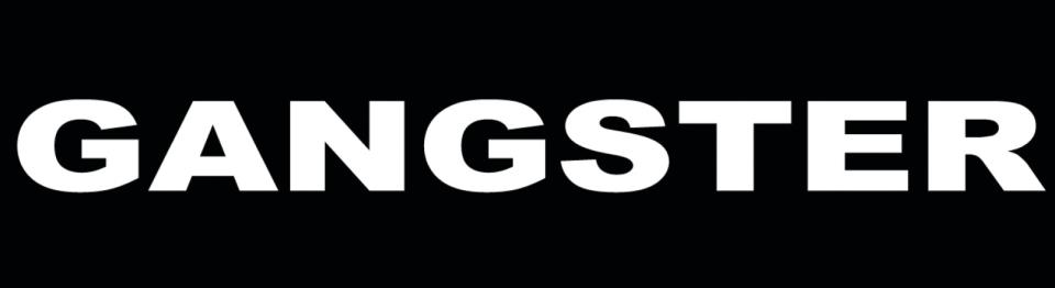 Julius-K9 attachable label GANGSTER