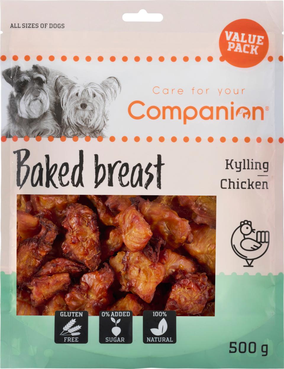 Companion Baked breast (kylling) - Value Pack