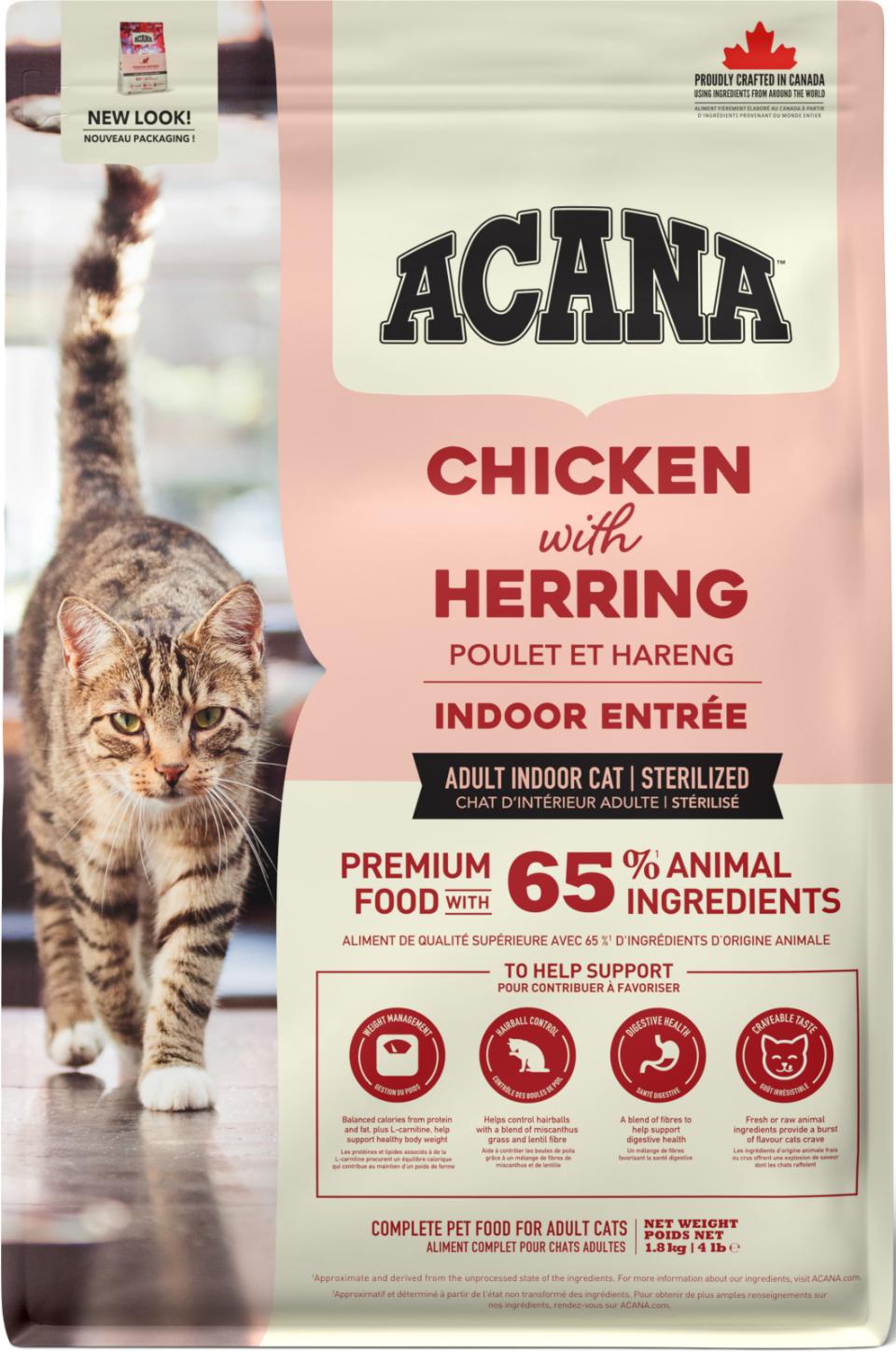 ACANA CAT Indoor Entree (kylling, kalkun og fisk)