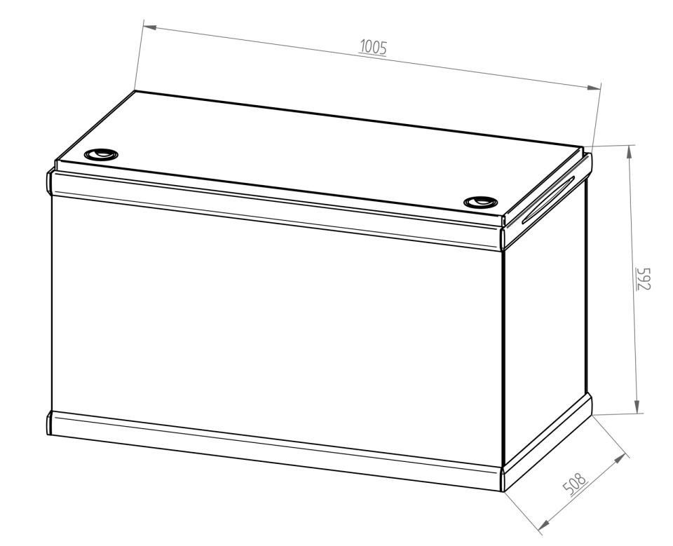 AkvaStabil MOVE Aquarium - 275 Liter