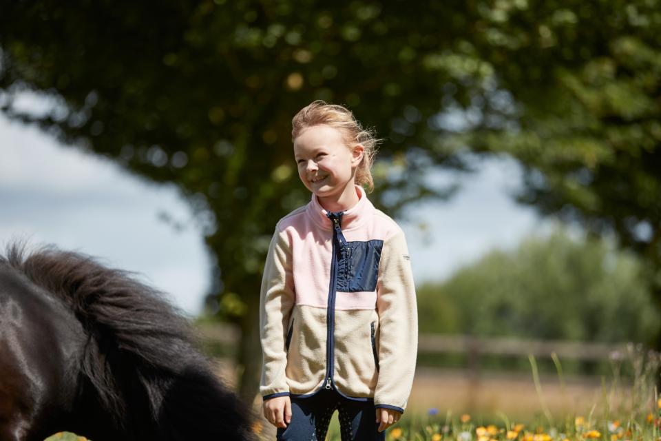 Equipage Minna zip ridejakke i fleece til børn