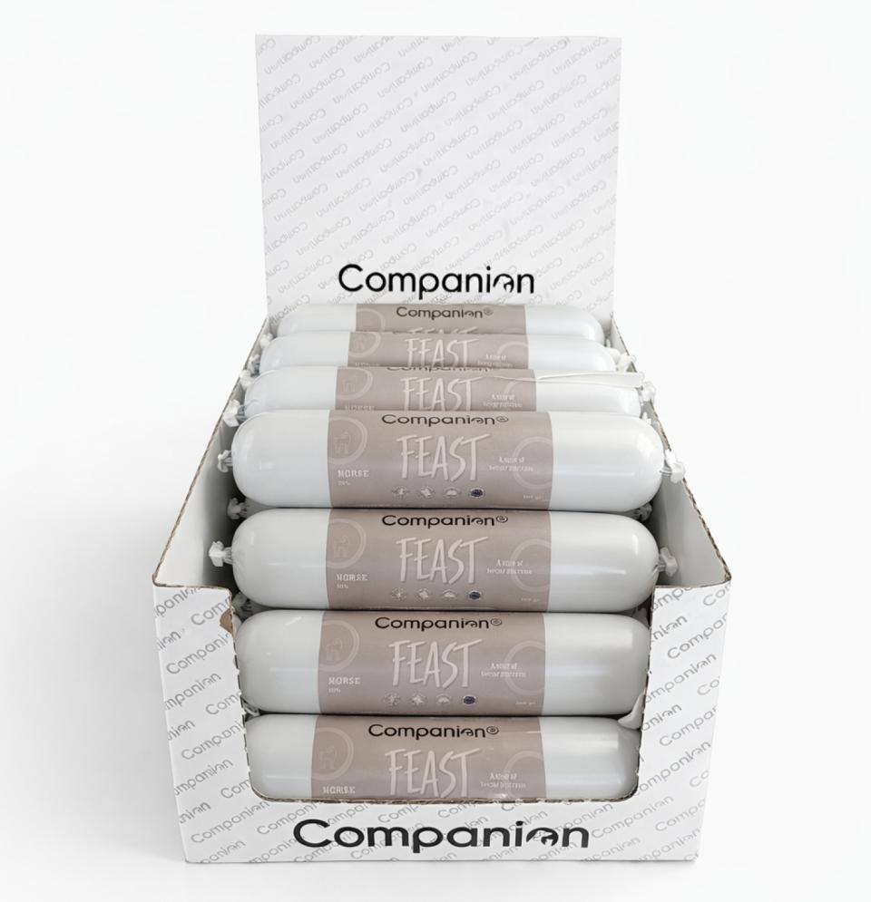 Companion+ FEAST hundfoder korv, Häst