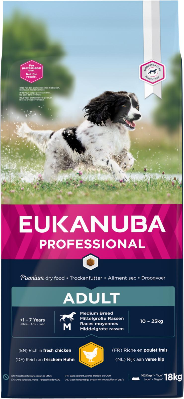 EUKANUBA PRO Adult Medium Breed kylling