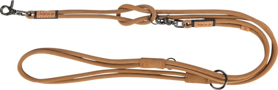 Trixie BE NORDIC hundesnor i ruskind, 2 m