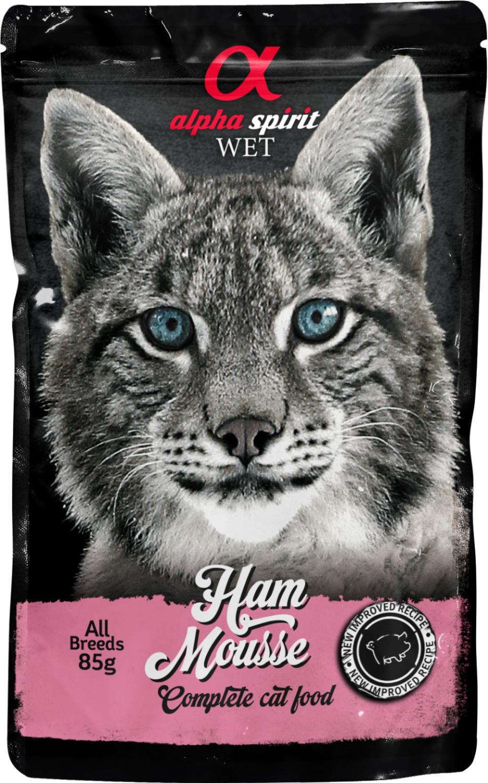 Alpha Spirit Cat Pouch Mousse (skinke)