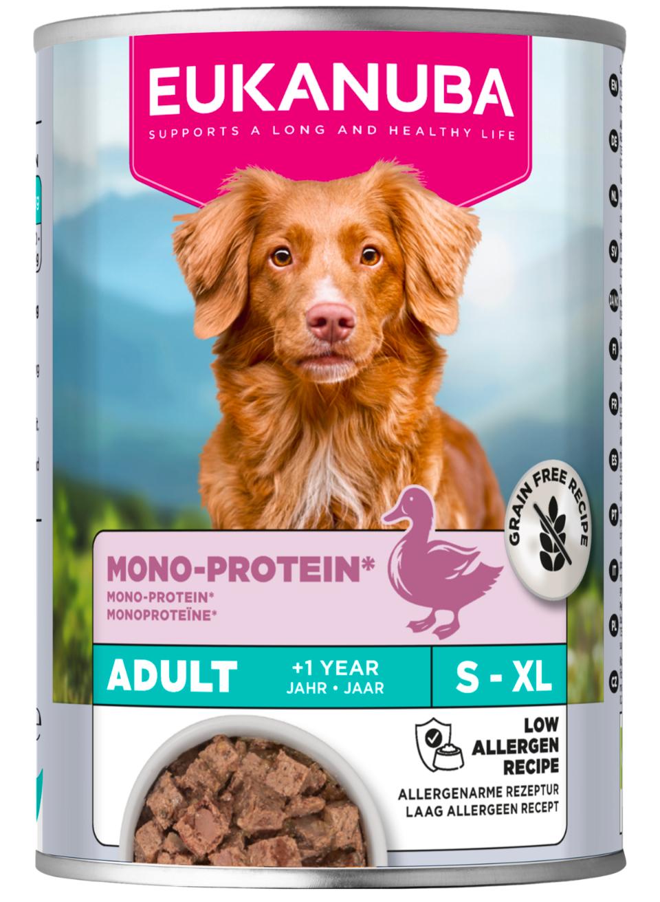 EUKANUBA wet food Adult Mono-Proteine Duck Special Care