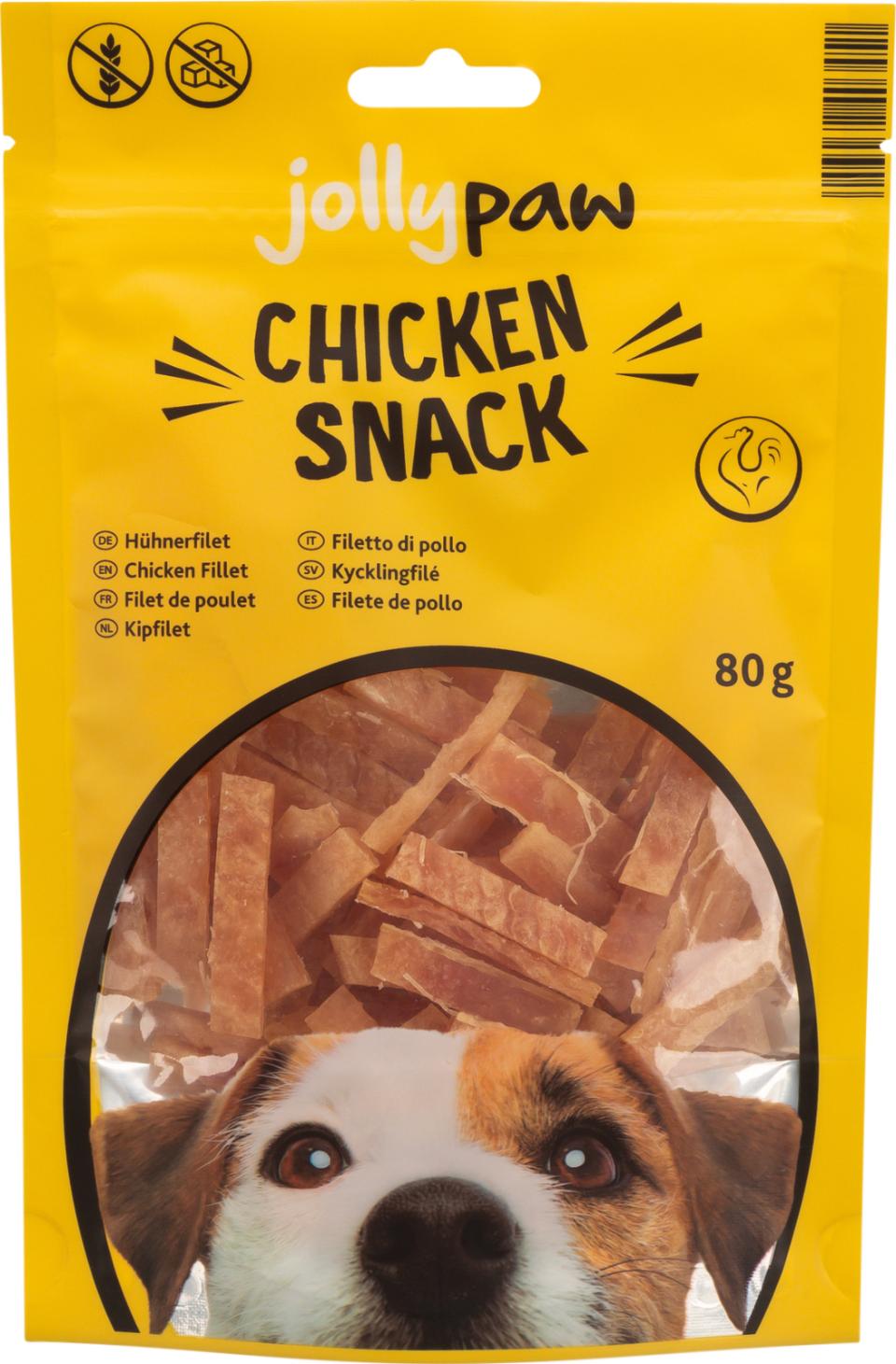 Jolly Paw Chicken Snack, chicken fillet