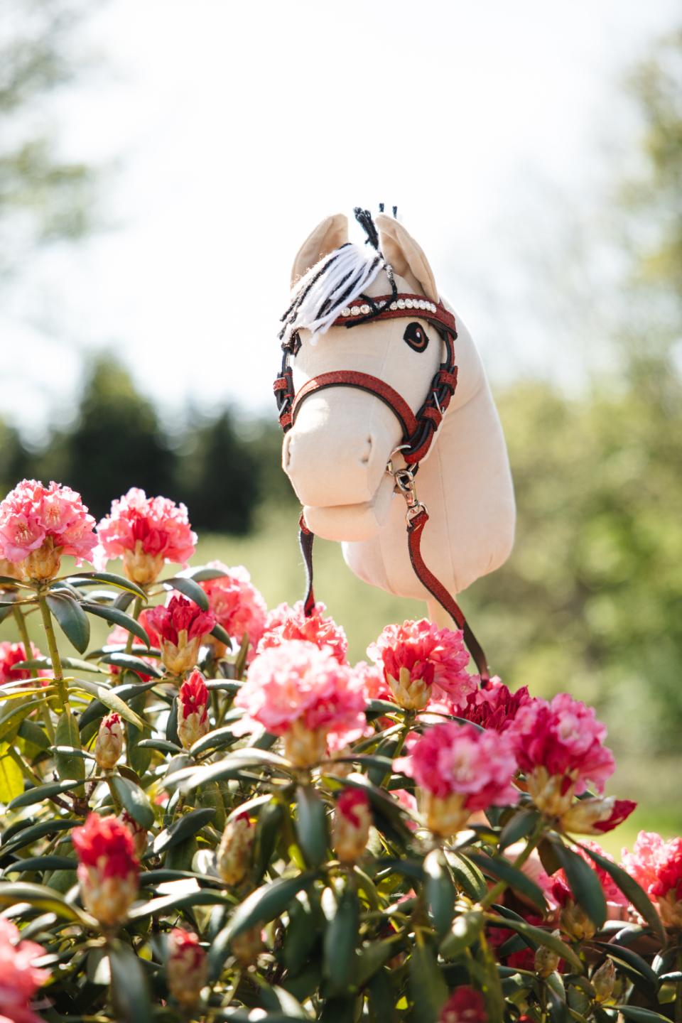 My Hobby Horse Bridle, red glitter