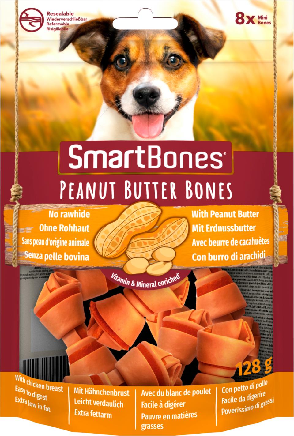 SmartBones Peanut butter Bones Mini