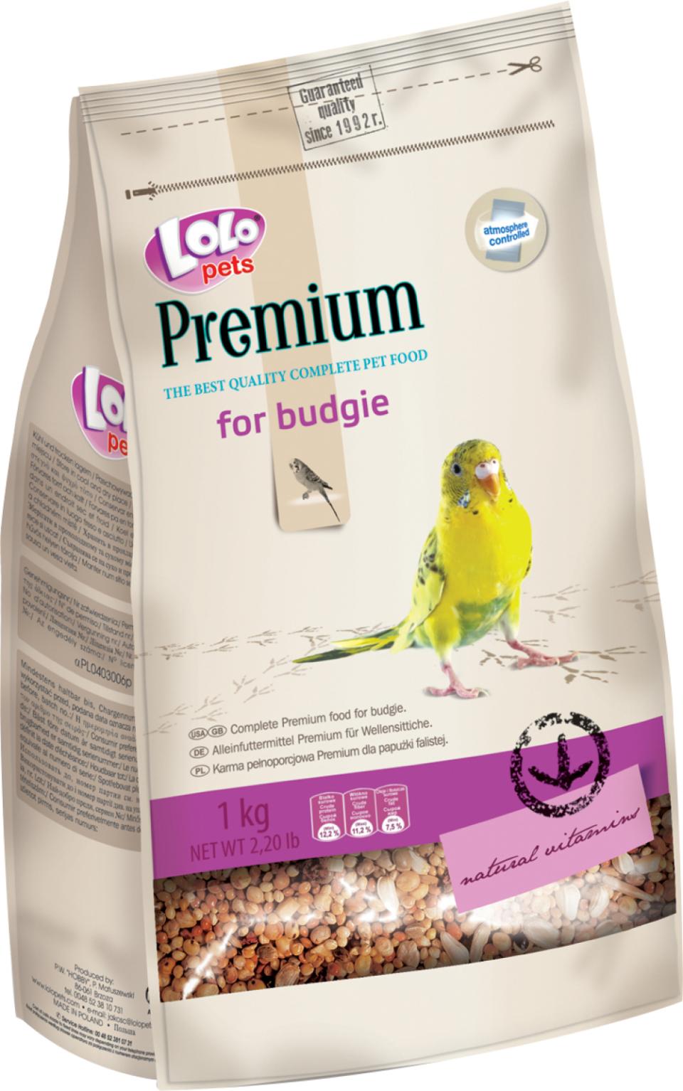 Lolo Pets Undulatfoder, Premium,