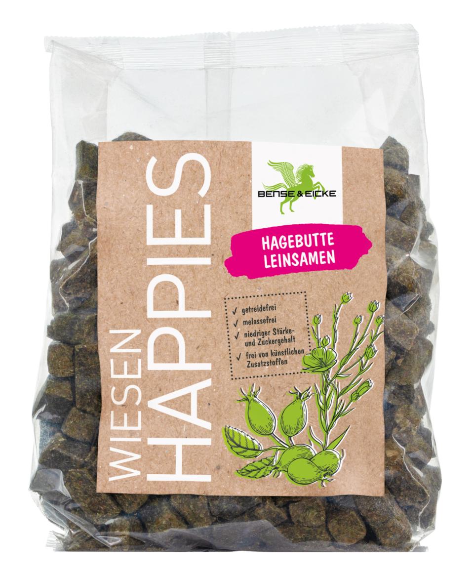 Happies hestesnacks hyben & hørfrø, 1 kg