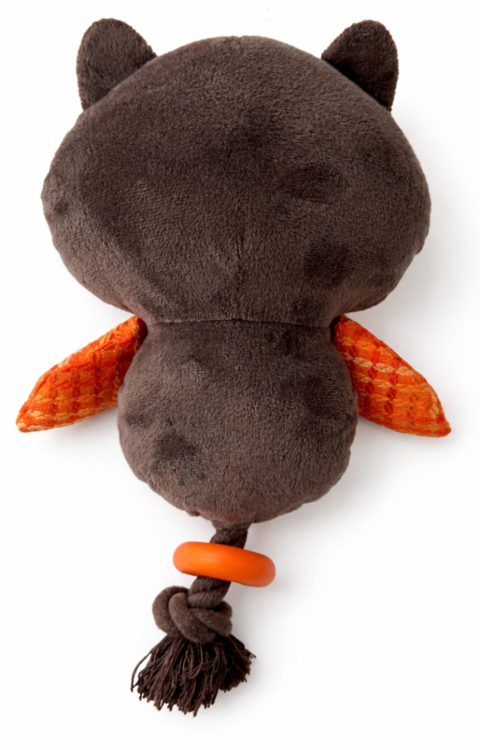 Companion plyschdjur, uggla med TPR-ring