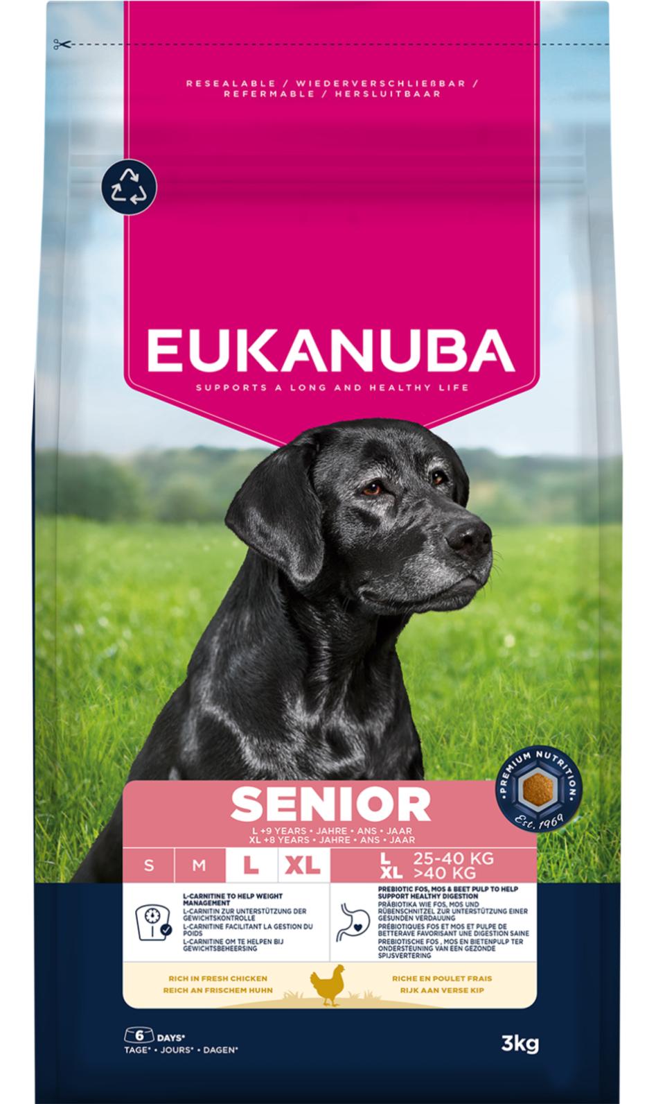 EUKANUBA Senior Large Breed kylling