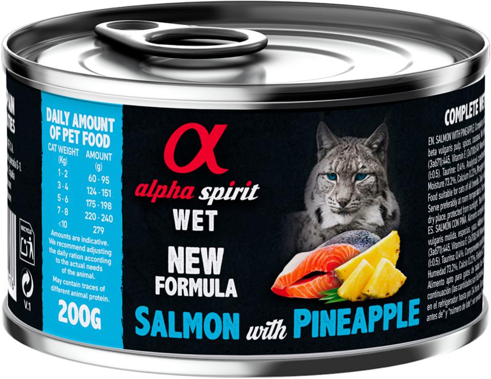 AlphaSpirit CAT Salmon with pineapple (Laks med ananas)