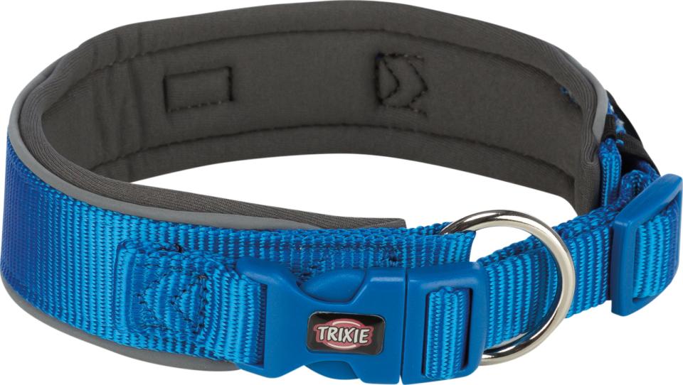 Premium halsbånd med neopren polstring, ekstra bred