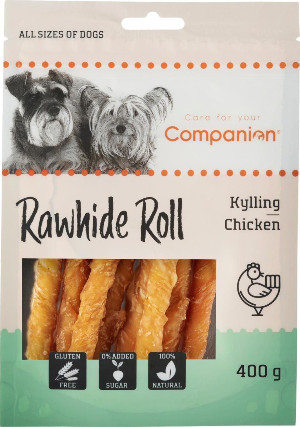 Companion Rawhide Roll (kylling)