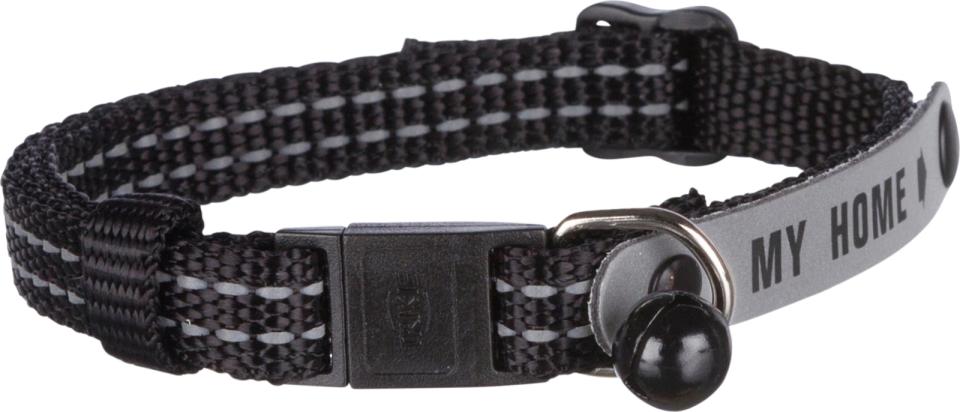 kattehalsbånd m. bjælde og adresseskilt