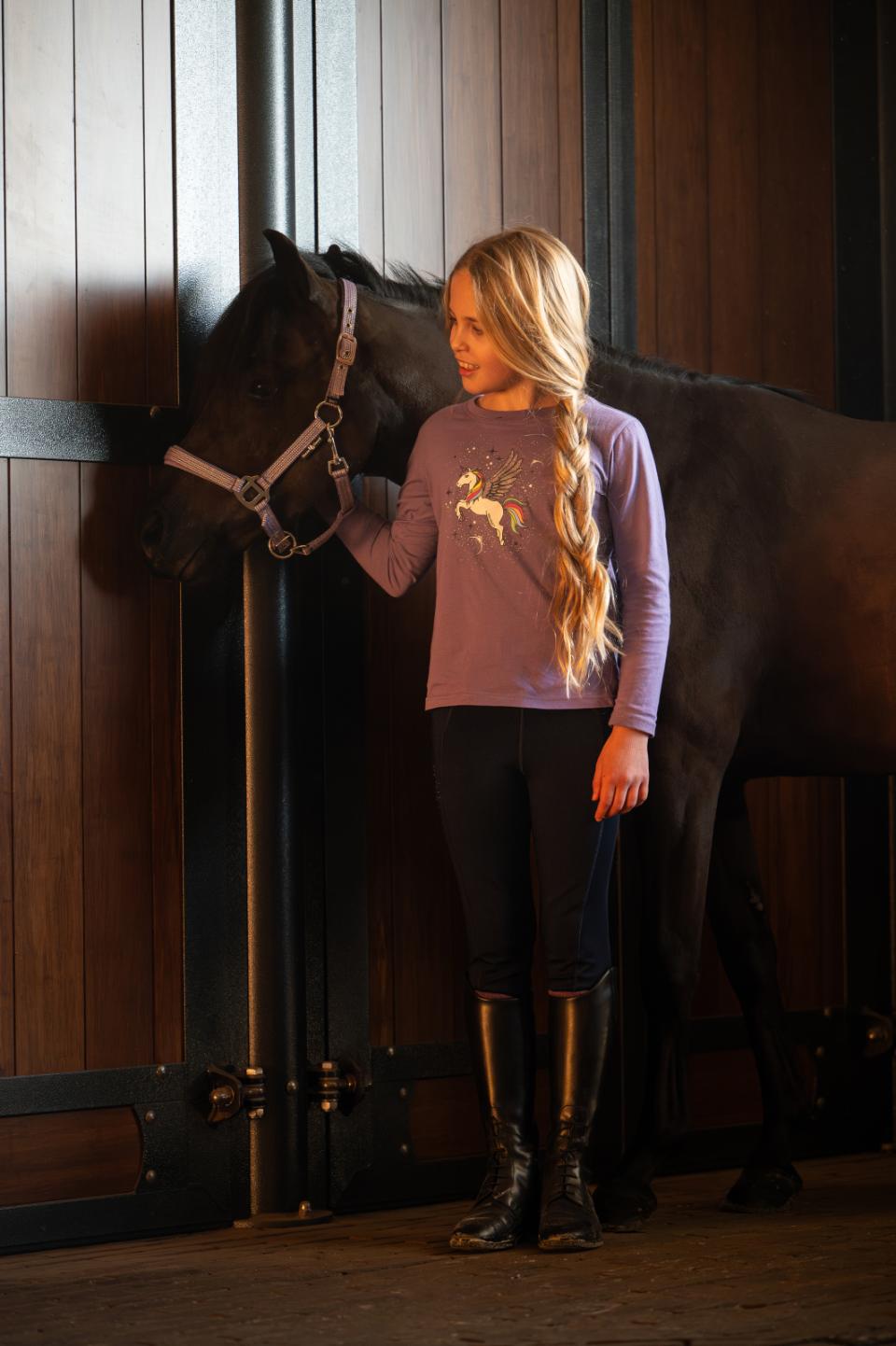 Equipage Jinx langærmet ridetrøje til børn