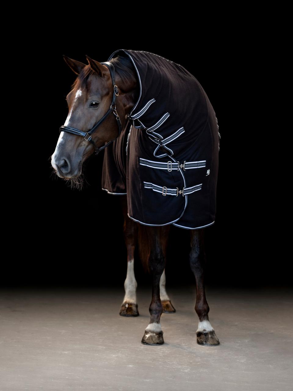 HG Fleece Decke mit Halsteil