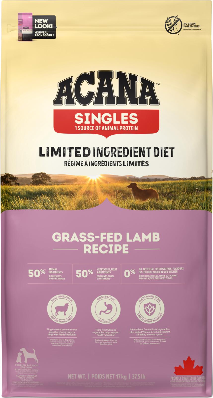 ACANA Singles Gräsbetat lamm