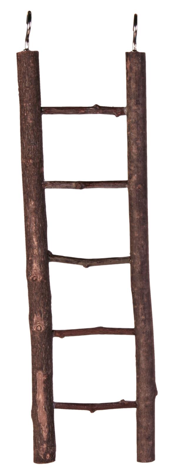Bark wooden ladder