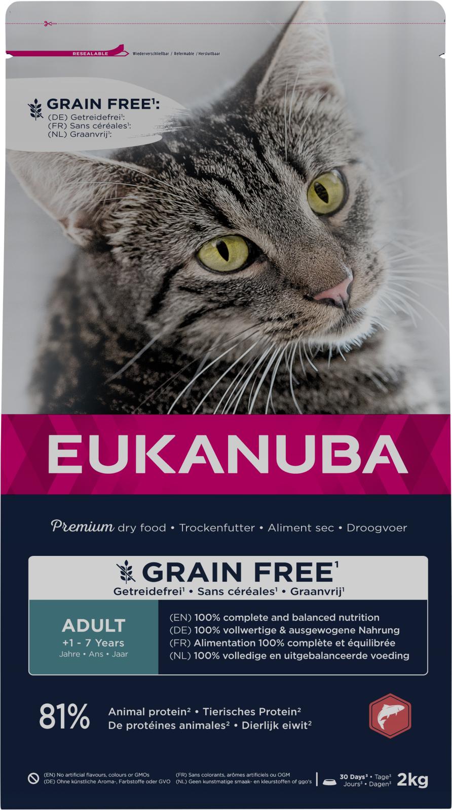 EUKANUBA CAT Adult Grainfree Laks