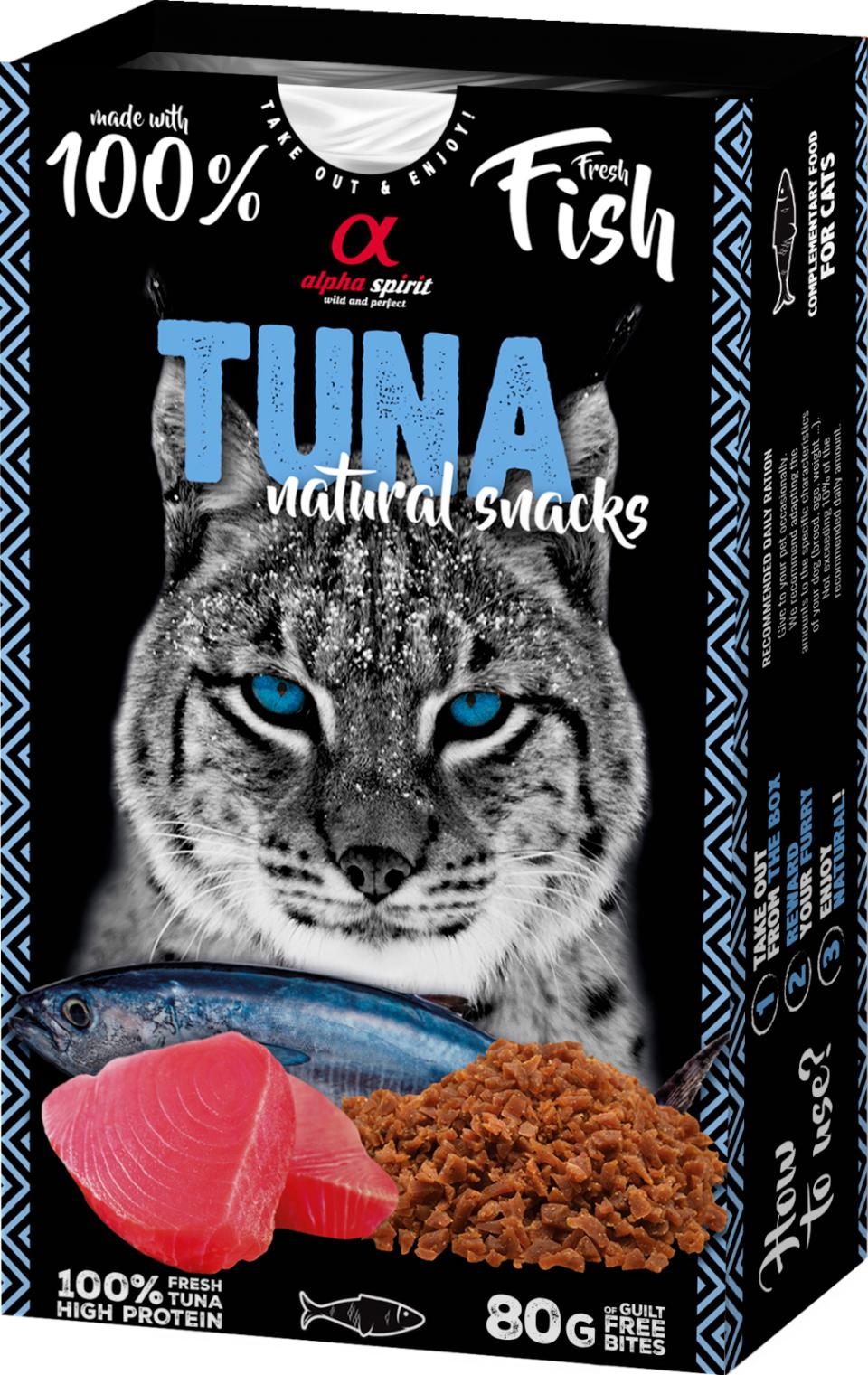 Alpha Spirit Naturals Tuna kattesnacks (tun)
