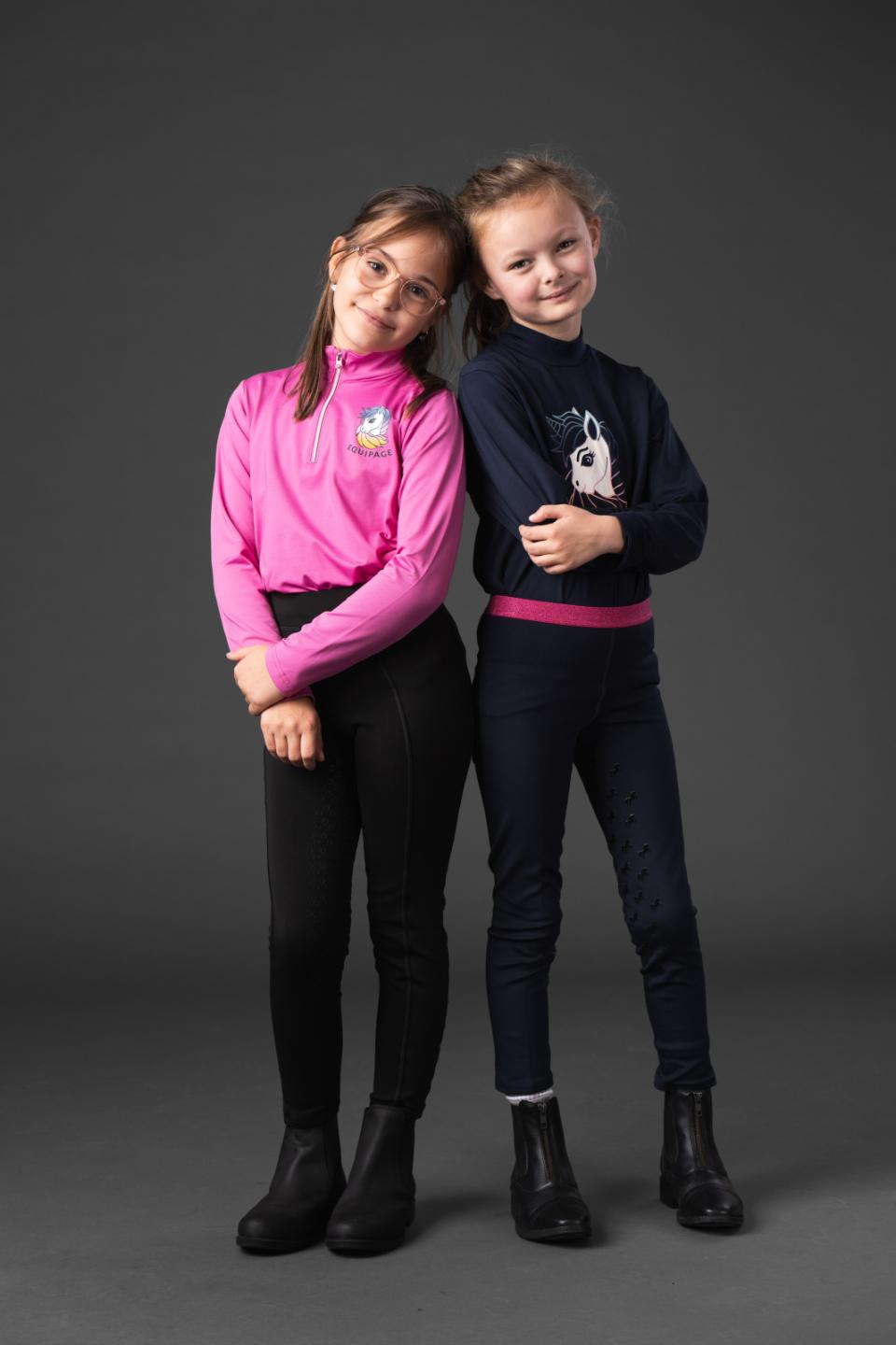 Equipage Sophia fullgrip vinter ridetights til børn