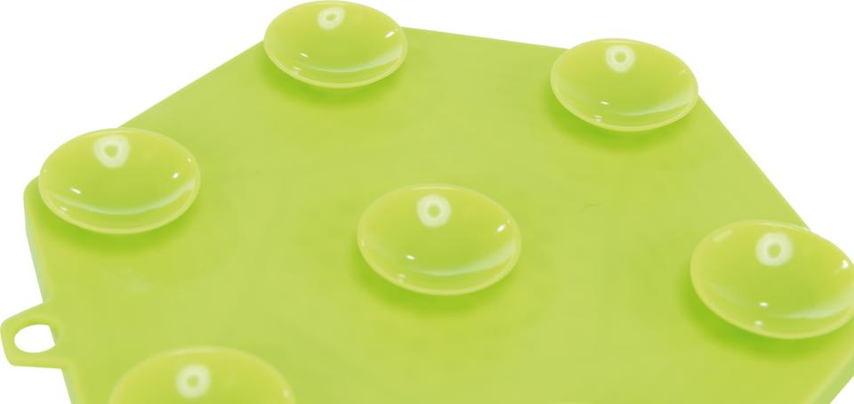 Lick'n'Snack mat w/suction pad, silicone